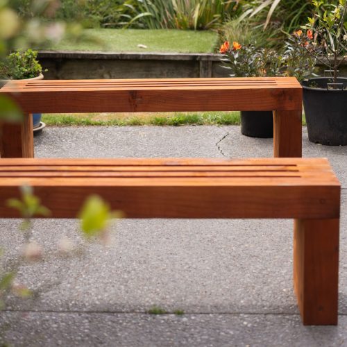 Timber Bench Seats